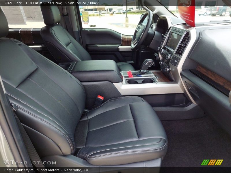 Silver Spruce / Black 2020 Ford F150 Lariat SuperCrew