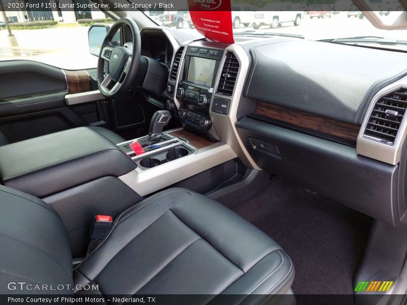 Silver Spruce / Black 2020 Ford F150 Lariat SuperCrew