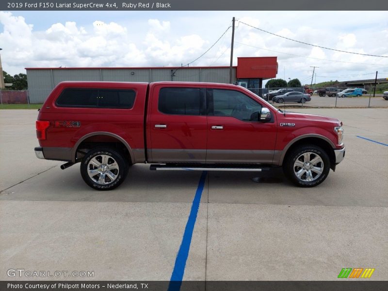 Ruby Red / Black 2019 Ford F150 Lariat SuperCrew 4x4