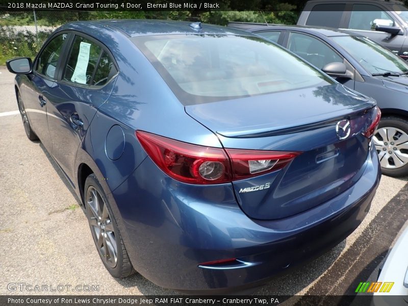 Eternal Blue Mica / Black 2018 Mazda MAZDA3 Grand Touring 4 Door