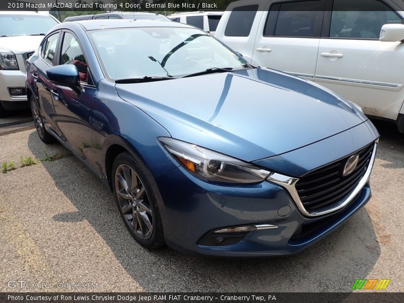 Eternal Blue Mica / Black 2018 Mazda MAZDA3 Grand Touring 4 Door