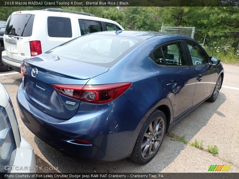 Eternal Blue Mica / Black 2018 Mazda MAZDA3 Grand Touring 4 Door