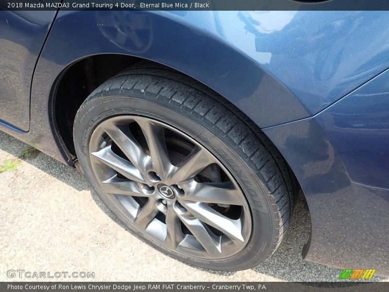 Eternal Blue Mica / Black 2018 Mazda MAZDA3 Grand Touring 4 Door