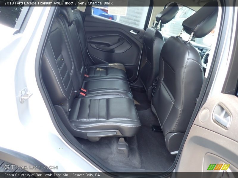 Ingot Silver / Charcoal Black 2018 Ford Escape Titanium 4WD