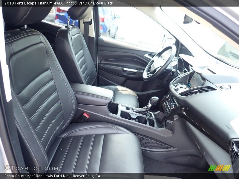 Ingot Silver / Charcoal Black 2018 Ford Escape Titanium 4WD