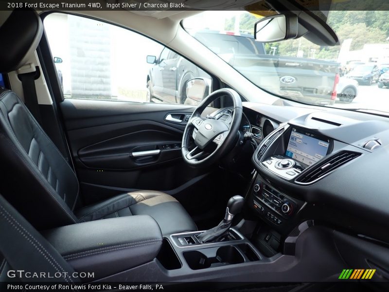 Ingot Silver / Charcoal Black 2018 Ford Escape Titanium 4WD