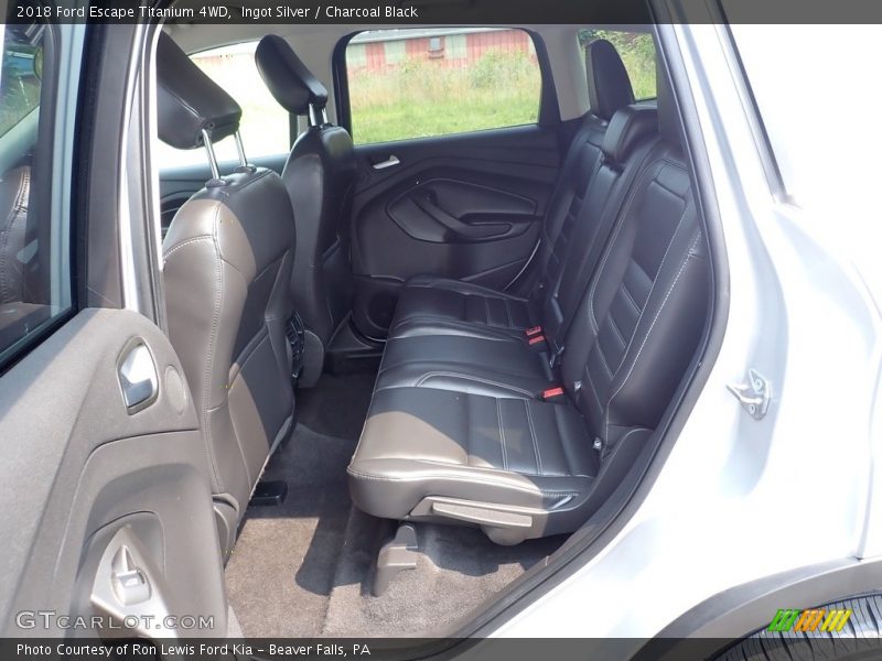 Ingot Silver / Charcoal Black 2018 Ford Escape Titanium 4WD