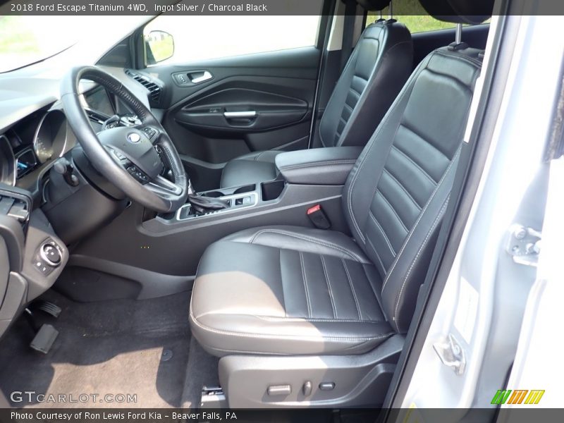 Ingot Silver / Charcoal Black 2018 Ford Escape Titanium 4WD