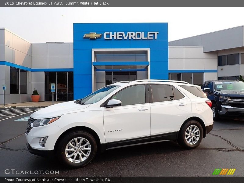 Summit White / Jet Black 2019 Chevrolet Equinox LT AWD