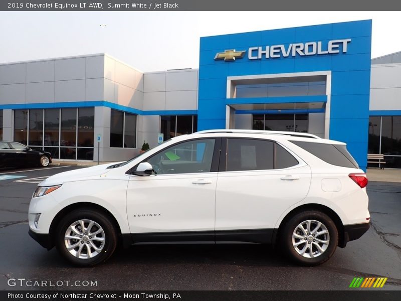 Summit White / Jet Black 2019 Chevrolet Equinox LT AWD