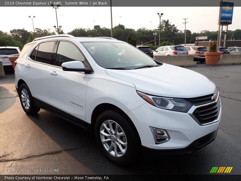 Summit White / Jet Black 2019 Chevrolet Equinox LT AWD