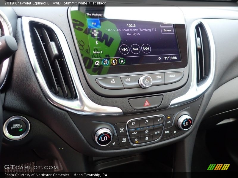 Summit White / Jet Black 2019 Chevrolet Equinox LT AWD