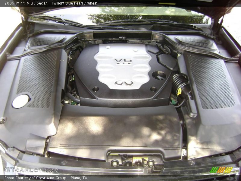 Twilight Blue Pearl / Wheat 2006 Infiniti M 35 Sedan