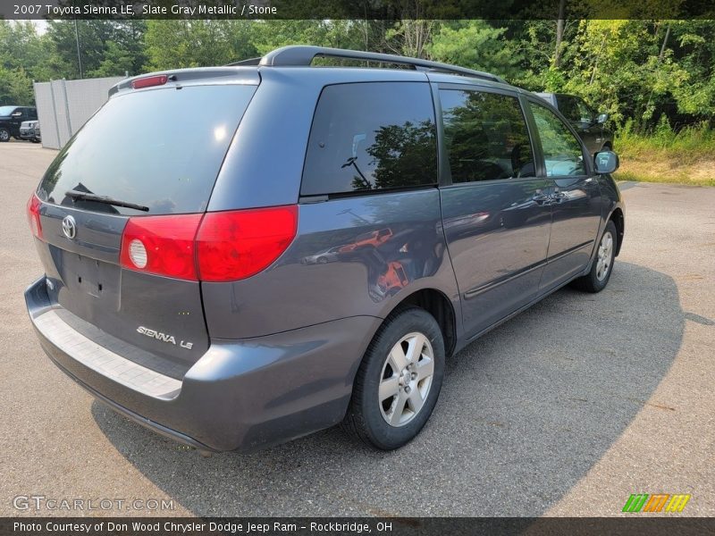 Slate Gray Metallic / Stone 2007 Toyota Sienna LE