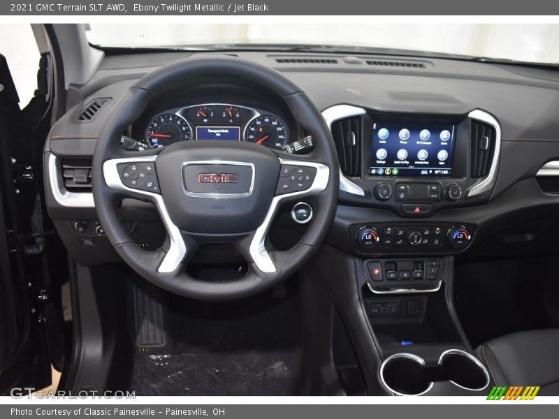 Ebony Twilight Metallic / Jet Black 2021 GMC Terrain SLT AWD
