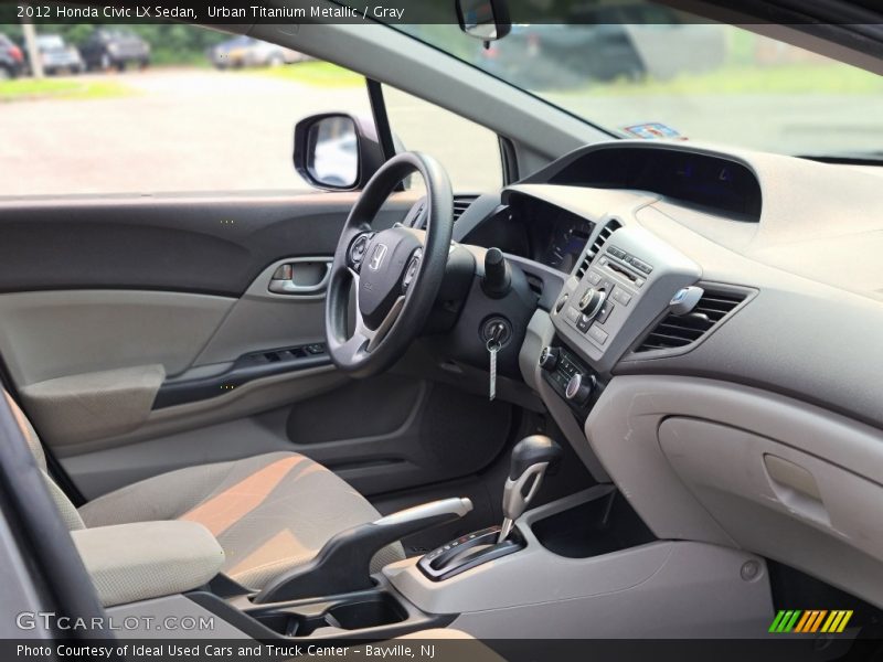 Urban Titanium Metallic / Gray 2012 Honda Civic LX Sedan