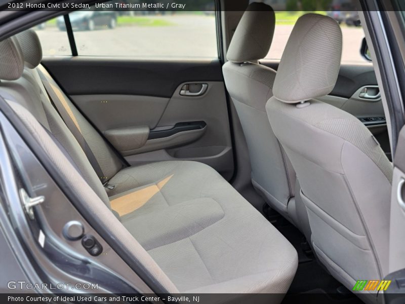 Urban Titanium Metallic / Gray 2012 Honda Civic LX Sedan