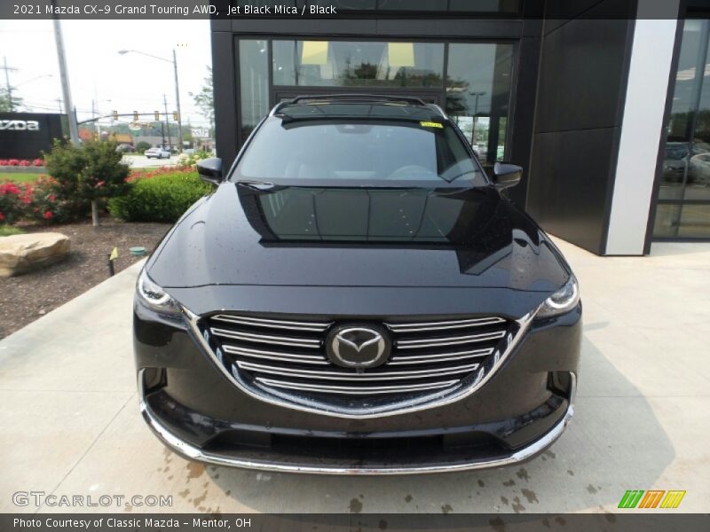 Jet Black Mica / Black 2021 Mazda CX-9 Grand Touring AWD