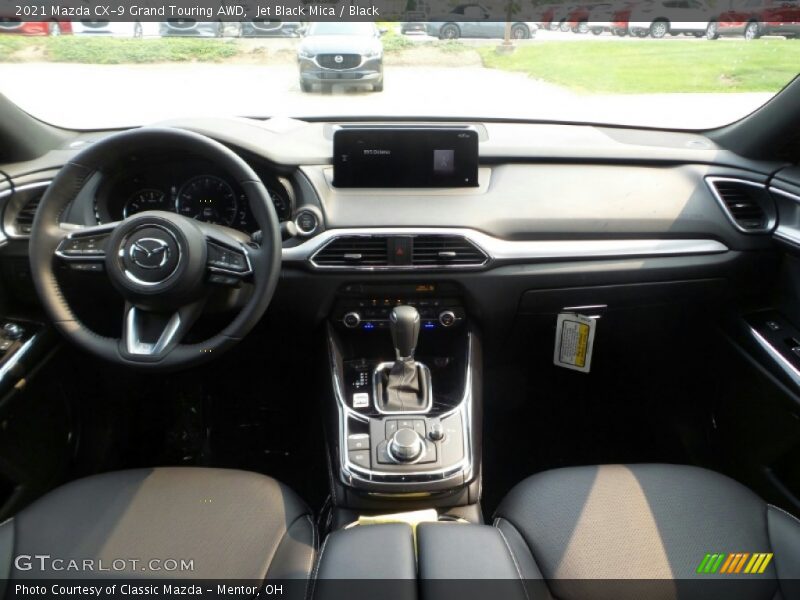 Jet Black Mica / Black 2021 Mazda CX-9 Grand Touring AWD