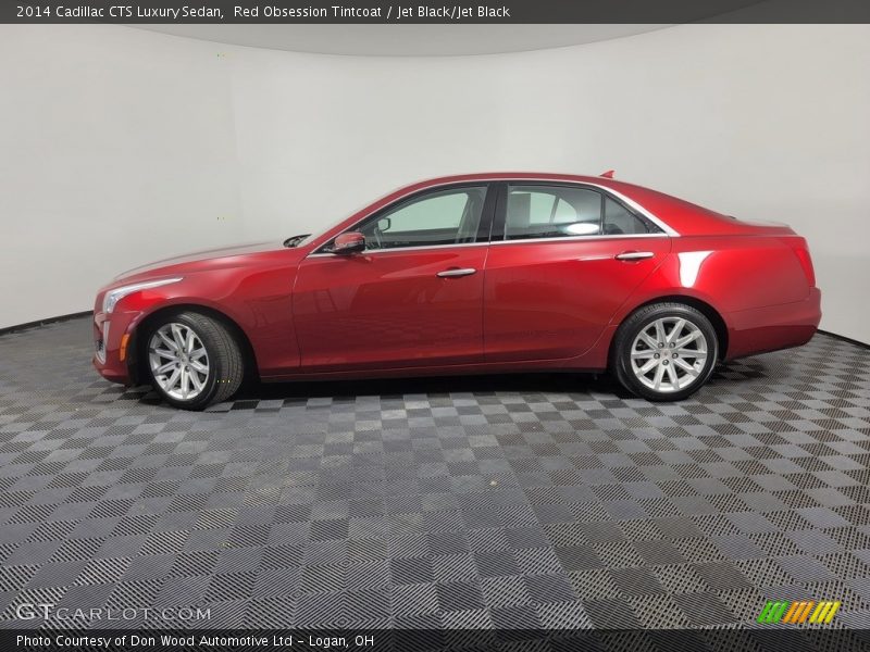 Red Obsession Tintcoat / Jet Black/Jet Black 2014 Cadillac CTS Luxury Sedan