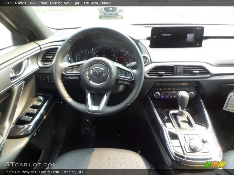 Jet Black Mica / Black 2021 Mazda CX-9 Grand Touring AWD