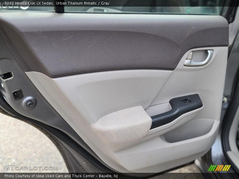 Urban Titanium Metallic / Gray 2012 Honda Civic LX Sedan