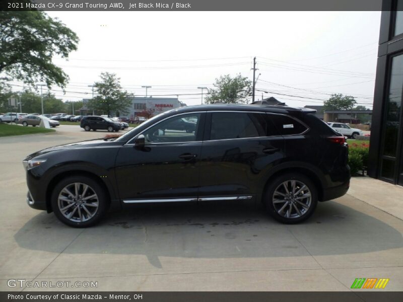 Jet Black Mica / Black 2021 Mazda CX-9 Grand Touring AWD