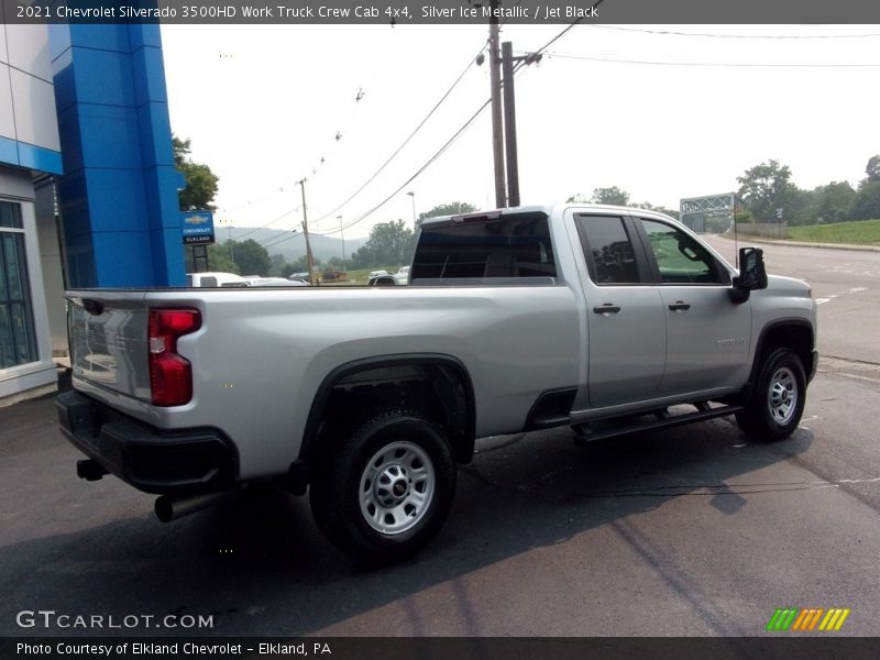 Silver Ice Metallic / Jet Black 2021 Chevrolet Silverado 3500HD Work Truck Crew Cab 4x4