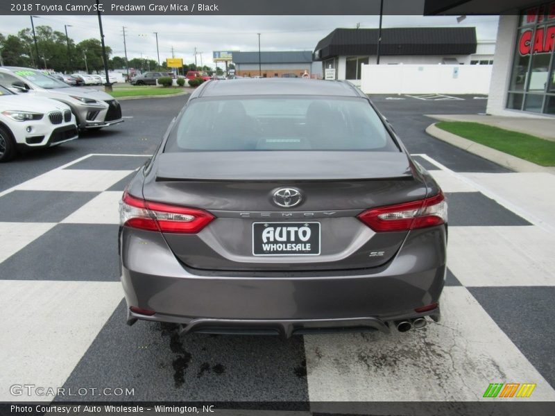 Predawn Gray Mica / Black 2018 Toyota Camry SE