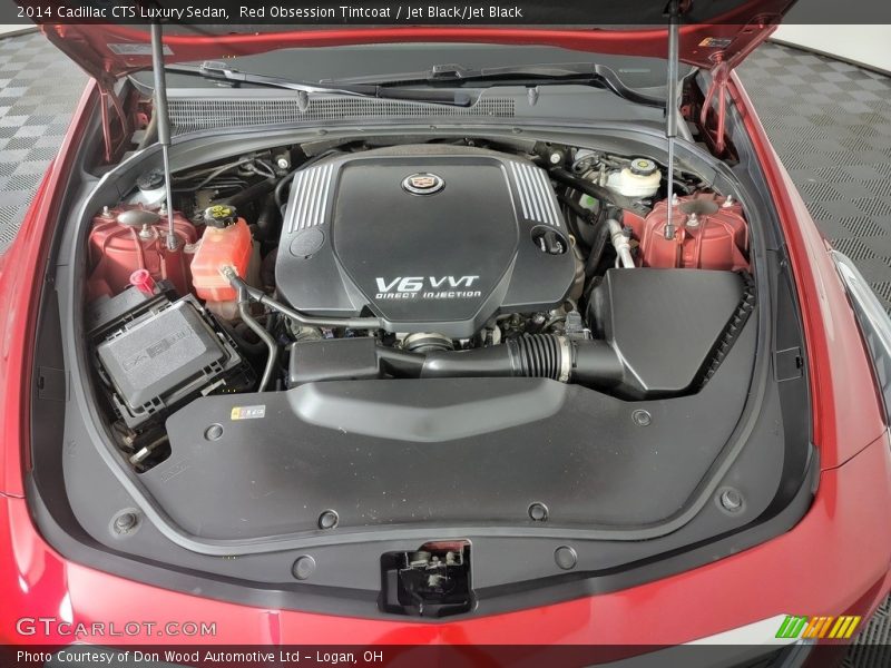 Red Obsession Tintcoat / Jet Black/Jet Black 2014 Cadillac CTS Luxury Sedan