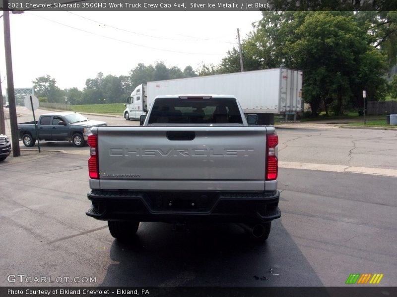 Silver Ice Metallic / Jet Black 2021 Chevrolet Silverado 3500HD Work Truck Crew Cab 4x4