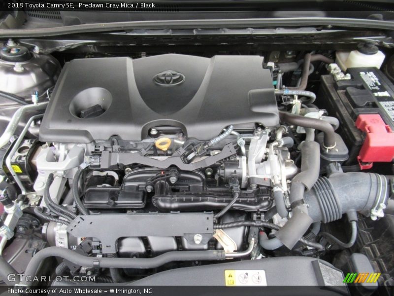 Predawn Gray Mica / Black 2018 Toyota Camry SE