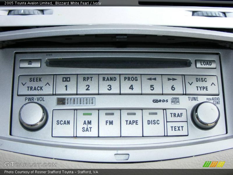 Blizzard White Pearl / Ivory 2005 Toyota Avalon Limited