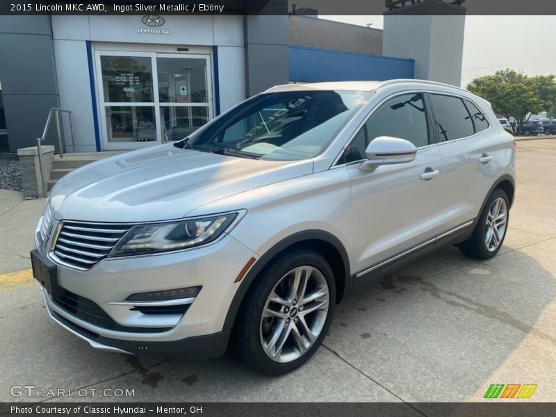 Ingot Silver Metallic / Ebony 2015 Lincoln MKC AWD