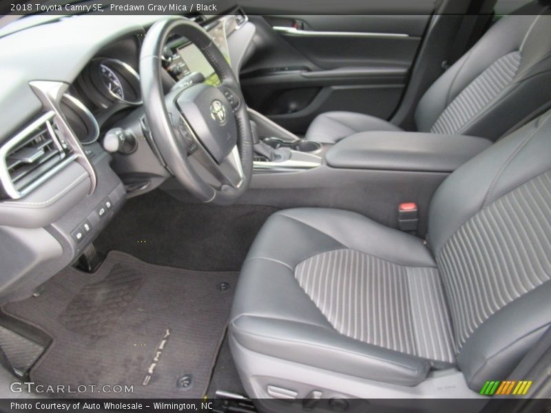 Predawn Gray Mica / Black 2018 Toyota Camry SE