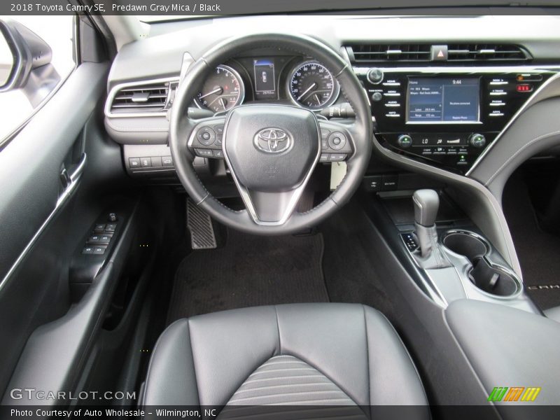 Predawn Gray Mica / Black 2018 Toyota Camry SE