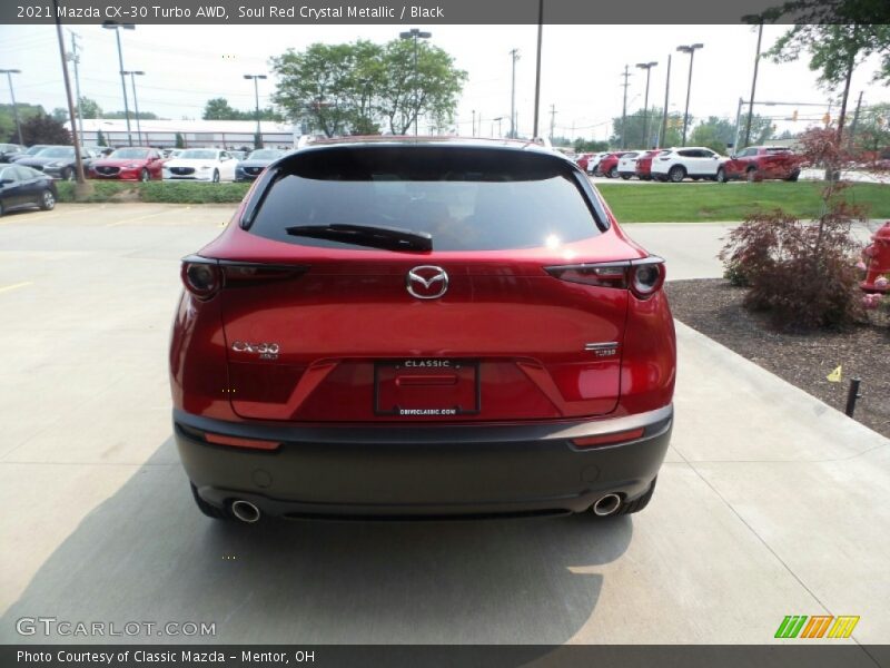 Soul Red Crystal Metallic / Black 2021 Mazda CX-30 Turbo AWD