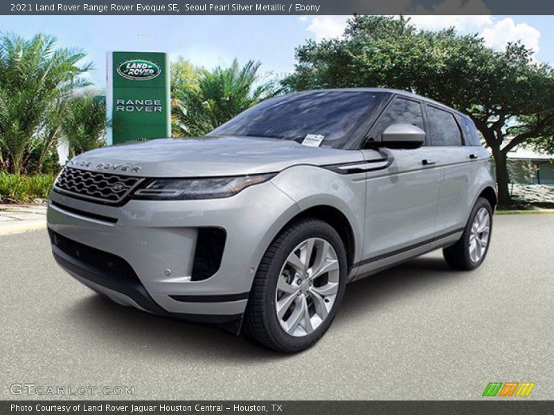 Seoul Pearl Silver Metallic / Ebony 2021 Land Rover Range Rover Evoque SE