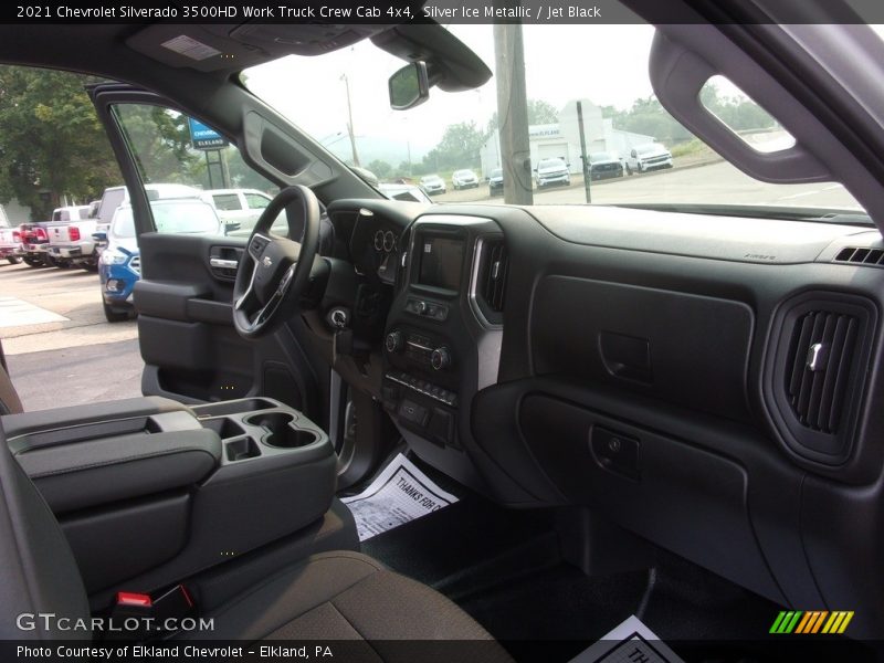 Silver Ice Metallic / Jet Black 2021 Chevrolet Silverado 3500HD Work Truck Crew Cab 4x4