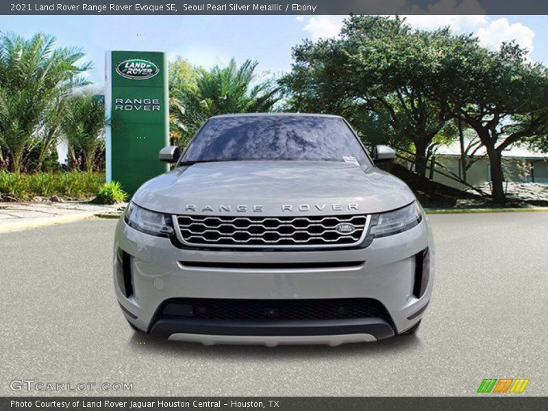 Seoul Pearl Silver Metallic / Ebony 2021 Land Rover Range Rover Evoque SE