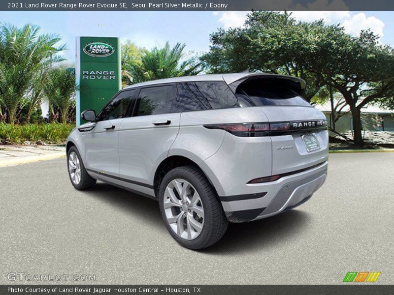 Seoul Pearl Silver Metallic / Ebony 2021 Land Rover Range Rover Evoque SE