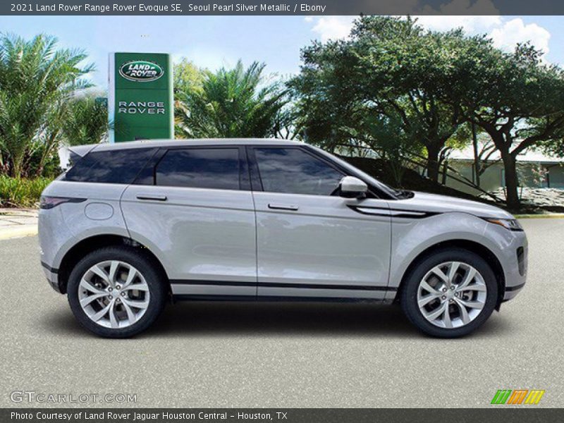 Seoul Pearl Silver Metallic / Ebony 2021 Land Rover Range Rover Evoque SE