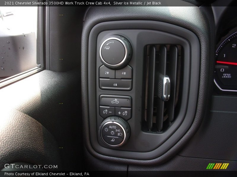 Silver Ice Metallic / Jet Black 2021 Chevrolet Silverado 3500HD Work Truck Crew Cab 4x4