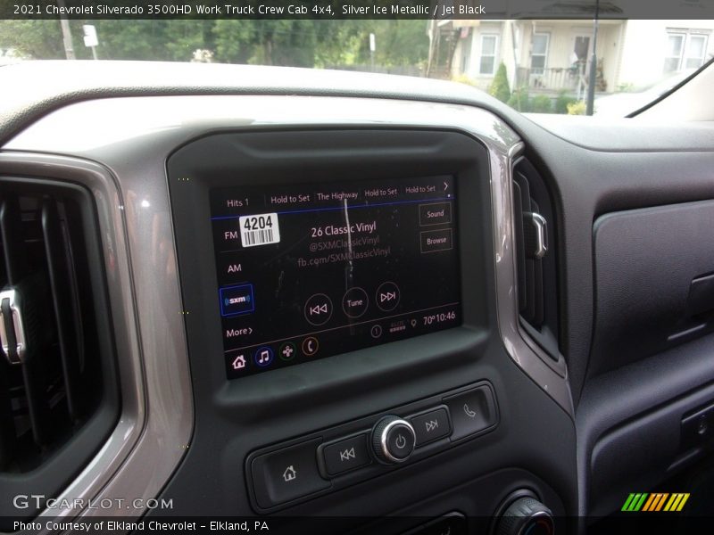 Silver Ice Metallic / Jet Black 2021 Chevrolet Silverado 3500HD Work Truck Crew Cab 4x4