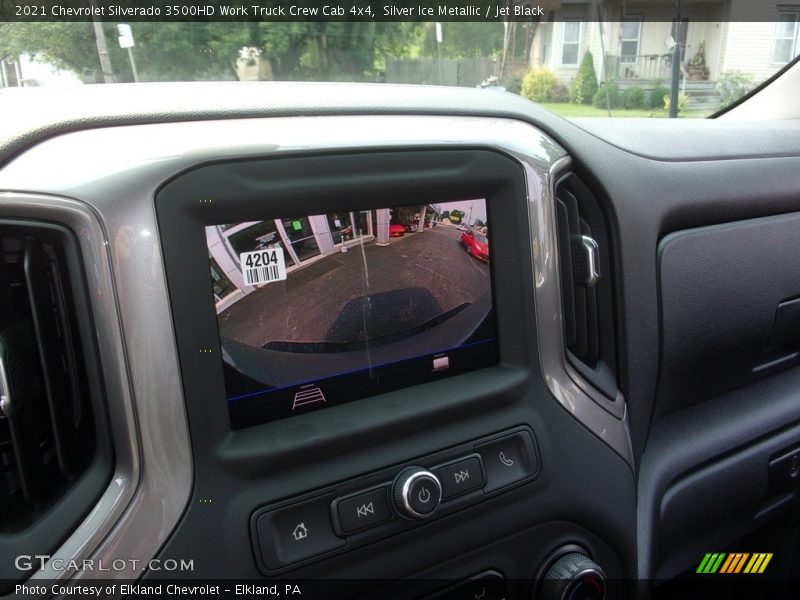 Silver Ice Metallic / Jet Black 2021 Chevrolet Silverado 3500HD Work Truck Crew Cab 4x4