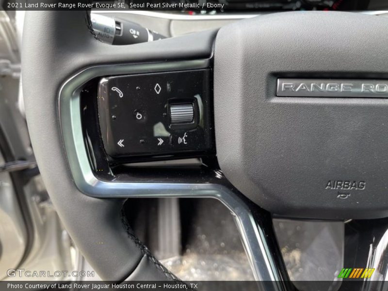 Seoul Pearl Silver Metallic / Ebony 2021 Land Rover Range Rover Evoque SE