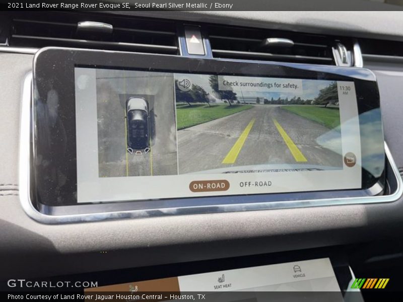 Seoul Pearl Silver Metallic / Ebony 2021 Land Rover Range Rover Evoque SE