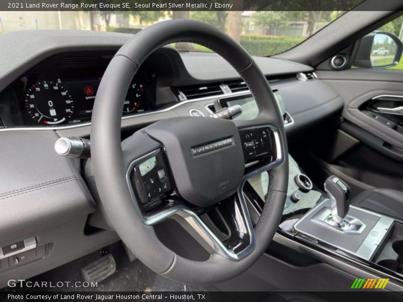Seoul Pearl Silver Metallic / Ebony 2021 Land Rover Range Rover Evoque SE