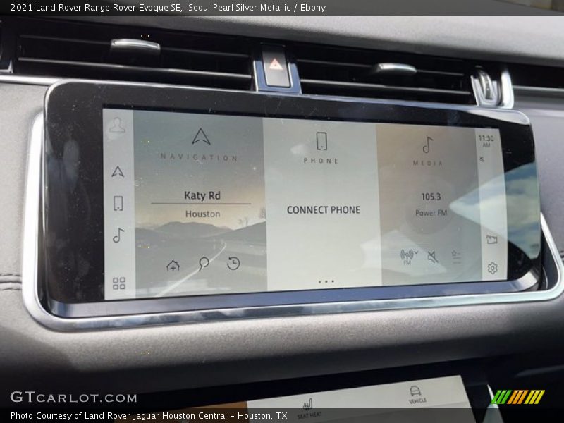 Seoul Pearl Silver Metallic / Ebony 2021 Land Rover Range Rover Evoque SE