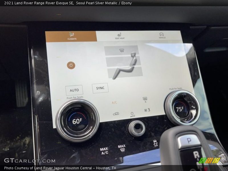 Seoul Pearl Silver Metallic / Ebony 2021 Land Rover Range Rover Evoque SE